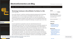 Desktop Screenshot of electroniconnection.wordpress.com