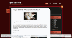 Desktop Screenshot of iphireviews.wordpress.com
