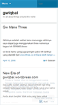 Mobile Screenshot of gwiqbal.wordpress.com