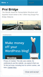 Mobile Screenshot of praibridge.wordpress.com