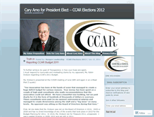 Tablet Screenshot of ccar2012.wordpress.com