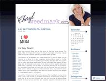 Tablet Screenshot of cherylweedmark.wordpress.com