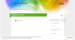 Desktop Screenshot of ggokirmak.wordpress.com