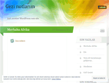 Tablet Screenshot of ggokirmak.wordpress.com