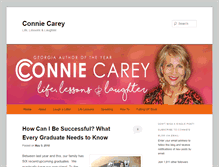 Tablet Screenshot of conniecarey.wordpress.com