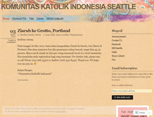 Tablet Screenshot of mudikaseattle.wordpress.com