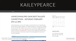 Desktop Screenshot of kaileypearce.wordpress.com
