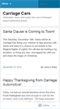 Mobile Screenshot of carriagecars.wordpress.com
