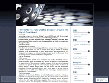 Tablet Screenshot of graphicdesignworld.wordpress.com