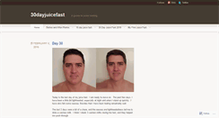 Desktop Screenshot of 30dayjuicefast.wordpress.com