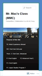 Mobile Screenshot of mrmacsclass.wordpress.com