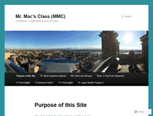 Tablet Screenshot of mrmacsclass.wordpress.com