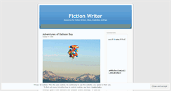 Desktop Screenshot of fictionwriter.wordpress.com