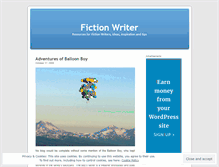 Tablet Screenshot of fictionwriter.wordpress.com