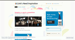 Desktop Screenshot of linkwind.wordpress.com