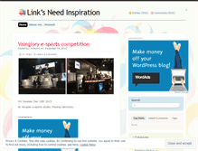 Tablet Screenshot of linkwind.wordpress.com