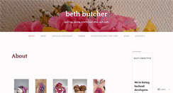 Desktop Screenshot of bethbutcher.wordpress.com
