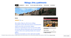 Desktop Screenshot of monumentosdemalaga.wordpress.com