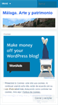 Mobile Screenshot of monumentosdemalaga.wordpress.com
