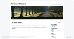 Desktop Screenshot of ilovebasketkcjones.wordpress.com