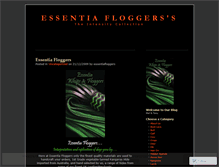 Tablet Screenshot of essentiafloggers.wordpress.com