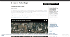 Desktop Screenshot of madamsaga.wordpress.com