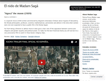 Tablet Screenshot of madamsaga.wordpress.com