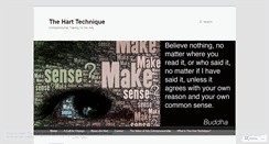 Desktop Screenshot of harttechnique.wordpress.com