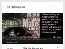 Tablet Screenshot of harttechnique.wordpress.com