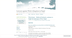 Desktop Screenshot of lawyersnepal.wordpress.com