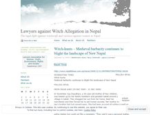 Tablet Screenshot of lawyersnepal.wordpress.com