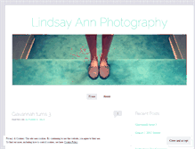 Tablet Screenshot of lindsayannphotography.wordpress.com