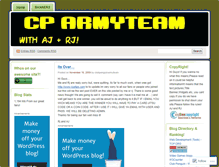 Tablet Screenshot of clubpenguinarmyteam.wordpress.com