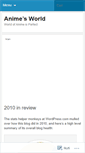 Mobile Screenshot of anime1019.wordpress.com