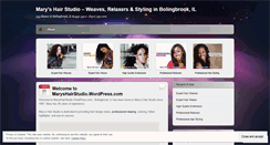 Desktop Screenshot of maryshairstudio.wordpress.com