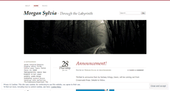 Desktop Screenshot of morgansylvia.wordpress.com
