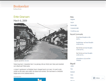 Tablet Screenshot of bookseeker.wordpress.com