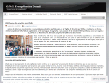 Tablet Screenshot of evangelizaciondosmil.wordpress.com