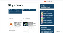 Desktop Screenshot of blogshkenca.wordpress.com