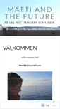 Mobile Screenshot of mattiandthefuture.wordpress.com