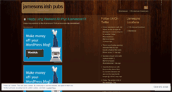 Desktop Screenshot of jamesonspubs.wordpress.com