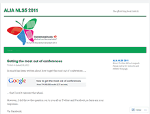 Tablet Screenshot of alianls5.wordpress.com