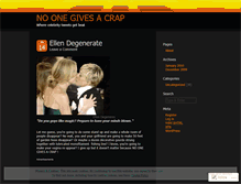 Tablet Screenshot of noonegivesacrap.wordpress.com