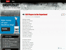 Tablet Screenshot of caseylesley.wordpress.com
