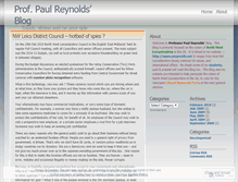 Tablet Screenshot of profpaulreynolds.wordpress.com