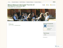 Tablet Screenshot of davidsonvalues.wordpress.com