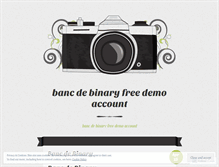 Tablet Screenshot of blogs.bancdebinaryfreedemoaccount.wordpress.com