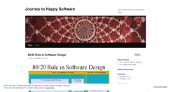 Desktop Screenshot of happysoftware.wordpress.com