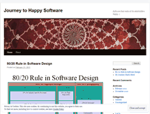 Tablet Screenshot of happysoftware.wordpress.com