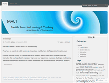 Tablet Screenshot of maltnorthampton.wordpress.com